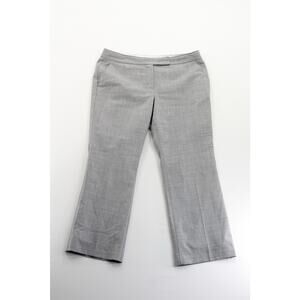 Talbots gray wool‎ dress pants womens 12 preppy academia corporate career office